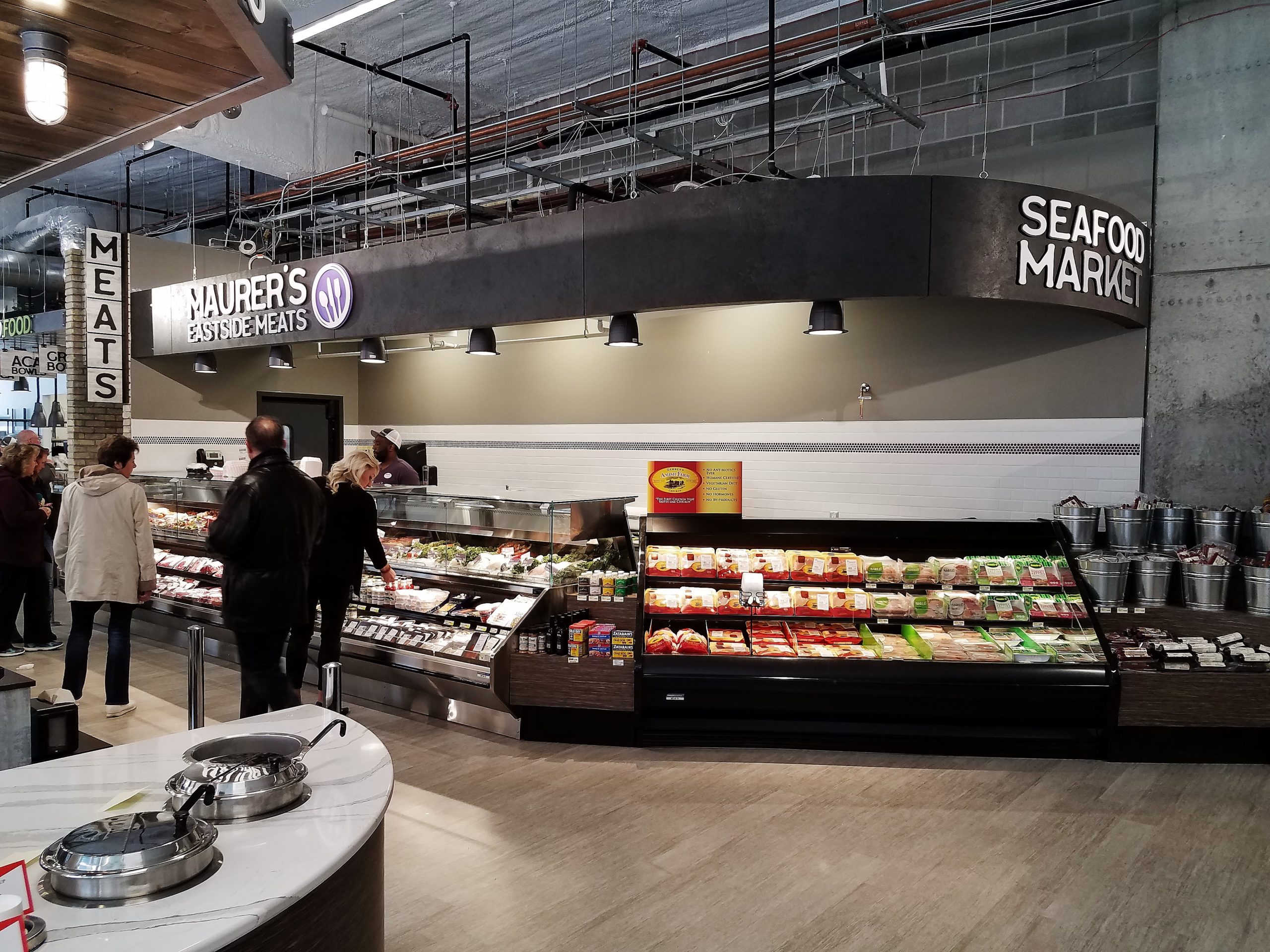StoreMasters design included unique soffit details within the full-service deli, meat and seafood departments